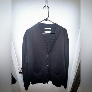 Aeropostale Black Relaxed Cardigan